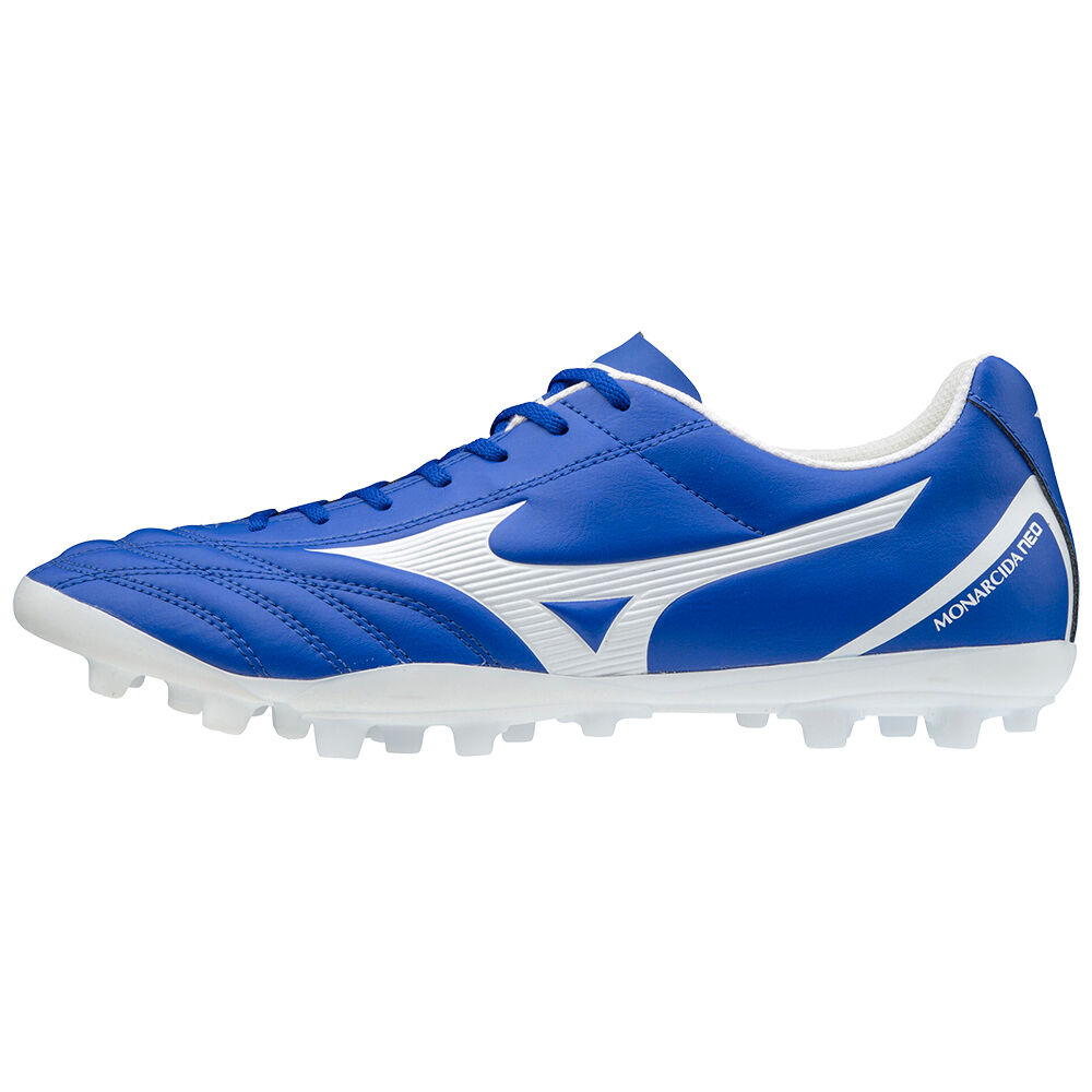 Mizuno Monarcida Neo Select AG Férfi Focicipő Kék/Fehér QCE421769